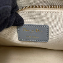 将图像加载到图库查看器中，Dior Oblique Book Tote Beige/GrayM1325CZBB_M20I Canvas Calf Leather Size Small

