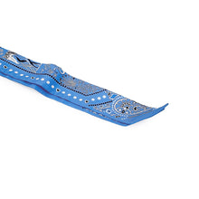 Load image into Gallery viewer, HERMES Twilly Entre Ciel et mer Bandana Between the Sky and the Sea Bandana Blue Moyen / White / Black Silk100%
