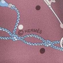 Load image into Gallery viewer, HERMES Twilly Les Cles a Pois Marron glacé/Gripère Silk100%
