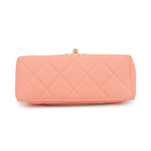 将图像加载到图库查看器中，CHANEL Matelasse Vanity Bag 2-Way Shoulder Bag salmon pinkAS3729 Caviar Leather Size Small

