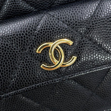 Load image into Gallery viewer, CHANEL Matelasse Round Handbag BlackAP3467-B13649-94305 Caviar Leather Size Mini
