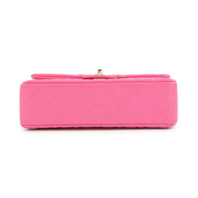将图像加载到图库查看器中，CHANEL Matelasse W Flap ChainShoulder Bag PinkA01113 Caviar Leather Size 23
