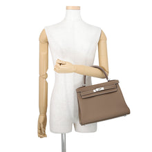 Load image into Gallery viewer, HERMES Kelly Retourne Etoupe Evercolor Size 28
