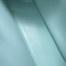 将图像加载到图库查看器中，BVLGARI Roma 2WAYHandbag Light Blue Leather Size Small
