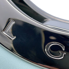 将图像加载到图库查看器中，BVLGARI Roma 2WAYHandbag Light Blue Leather Size Small
