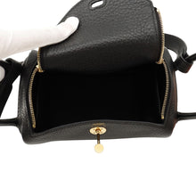 将图像加载到图库查看器中，HERMES Lindy Black Taurillon Clemence Size Mini
