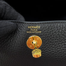 将图像加载到图库查看器中，HERMES Lindy Black Taurillon Clemence Size Mini
