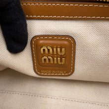 Load image into Gallery viewer, MIUMIU Ivy 2-way Bag Camel5BG286_2F81_F0401 Corduroy Leather
