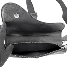 将图像加载到图库查看器中，Dior Saddle Crossbody Bag Black1ADPO189UAK_H00N Leather
