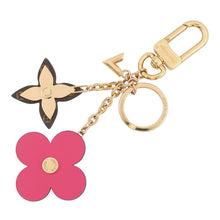 Load image into Gallery viewer, LOUIS VUITTON Blooming Flower BB Keychain Gold/PinkM63084 Metal Monogram Size BB
