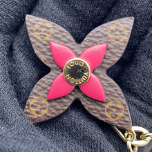 Load image into Gallery viewer, LOUIS VUITTON Blooming Flower BB Keychain Gold/PinkM63084 Metal Monogram Size BB
