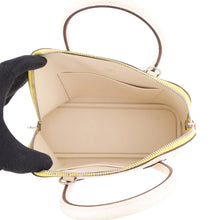 Load image into Gallery viewer, HERMES Bolide 1923 tricolor Nata/Jaune Citron/Terre Battue Epsom Size 25
