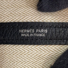 Load image into Gallery viewer, HERMES Neo Garden Black Negonda Leather Size 23
