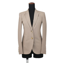 Load image into Gallery viewer, GUCCI Jacket Size 38 Beige297161 ZX832 Wool95% Cashmere4% Polyurethane1%
