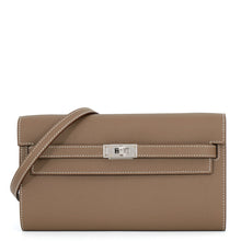 Load image into Gallery viewer, HERMES Kelly wallet long to go Etoupe Epsom
