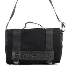 Load image into Gallery viewer, CHANEL Sports Line Messenger Bag Shoulder Bag Navy/BlackA26169 Felt Nylon
