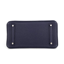 将图像加载到图库查看器中，HERMES Birkin Blue Nuit Togo Leather Size 30
