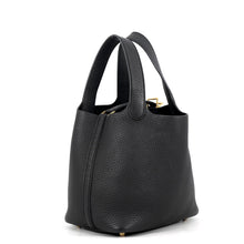 Load image into Gallery viewer, HERMES Picotin Lock Black Taurillon Clemence Size PM
