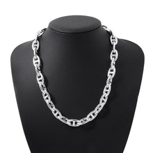 将图像加载到图库查看器中，HERMES Chaine d'Ancre Necklace 33 frames Size GM SV925
