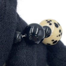 Load image into Gallery viewer, CHANEL CC Logo Pearl Necklace Black/IvoryABH692-B25240-UB742 Faux Pearl Gold Plated
