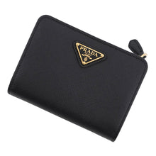 Load image into Gallery viewer, PRADA Compact wallet with lip motif Black1ML018_2IGZ_F0002 Saffiano LeatherLeather
