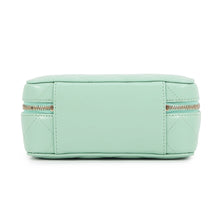 Load image into Gallery viewer, CHANEL Top-handle vanity case Light Green/Pink Lambskin Size Small
