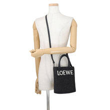 Load image into Gallery viewer, LOEWE Standard A5 2-Way Bag Natural/BlackA563S30X09 Raffia Leather
