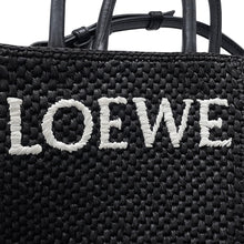 Load image into Gallery viewer, LOEWE Standard A5 2-Way Bag Natural/BlackA563S30X09 Raffia Leather
