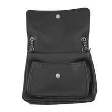 将图像加载到图库查看器中，SAINT LAURENT PARIS Niki ChainShoulder Black803777AACIA1000 Leather Size Large
