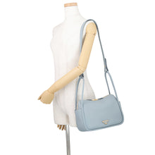 Load image into Gallery viewer, PRADA Darling 2-way Bag Blue1BA451 Soft Grain Leather
