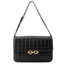 Load image into Gallery viewer, SAINT LAURENT PARIS Le Maillon Satchel Shoulder Bag Black737354 Leather
