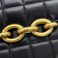 Load image into Gallery viewer, SAINT LAURENT PARIS Le Maillon Satchel Shoulder Bag Black737354 Leather
