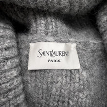 Load image into Gallery viewer, SAINT LAURENT PARIS Chunky knit Size S Gray827215 Alpaca Wool 68% Polyamide 22% Wool 10%
