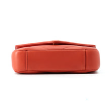 Load image into Gallery viewer, SAINT LAURENT PARIS Loulou Toy Chain Shoulder Bag Orange821749 Lambskin Size Mini

