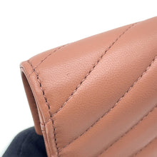 将图像加载到图库查看器中，SAINT LAURENT PARIS Cassandra Wallet Barely Pink372264 Leather
