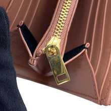 将图像加载到图库查看器中，SAINT LAURENT PARIS Cassandra Wallet Barely Pink372264 Leather
