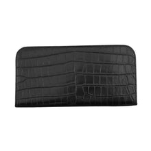 将图像加载到图库查看器中，SAINT LAURENT PARIS Full Zip Wallet Black534290 Embossed Leather
