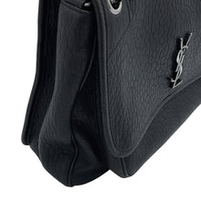 将图像加载到图库查看器中，SAINT LAURENT PARIS Niki ChainShoulder Black803777 Leather Size Large
