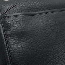 将图像加载到图库查看器中，SAINT LAURENT PARIS Niki ChainShoulder Black803777 Leather Size Large
