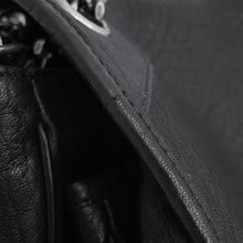 将图像加载到图库查看器中，SAINT LAURENT PARIS Niki ChainShoulder Black803777 Leather Size Large
