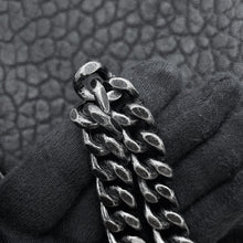将图像加载到图库查看器中，SAINT LAURENT PARIS Niki ChainShoulder Black803777 Leather Size Large
