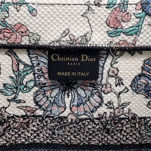 将图像加载到图库查看器中，Dior Book Tote Toile de Jouy Papillon White/MulticolorM1296ZEEV Canvas Size Medium

