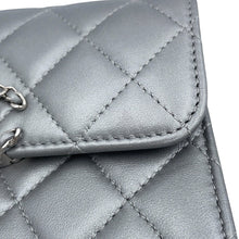 Load image into Gallery viewer, CHANEL Top-handle shoulder bag SilverAP3237 Lambskin
