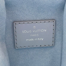 将图像加载到图库查看器中，LOUIS VUITTON side trunk Light Blue Grained Calf Leather Size PM
