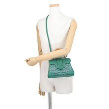 将图像加载到图库查看器中，GOYARD Saigon Soft Bag GreenSAIGONMINTY09CL09P PVC Leather Size Mini

