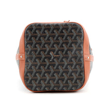 Load image into Gallery viewer, GOYARD Petit Flo Bucket Bag Black/TanPEFLOTPMLTY01CL03P PVC Leather
