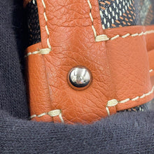 Load image into Gallery viewer, GOYARD Petit Flo Bucket Bag Black/TanPEFLOTPMLTY01CL03P PVC Leather
