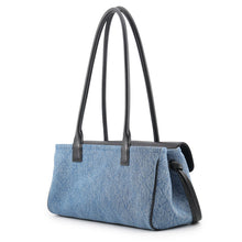 将图像加载到图库查看器中，CHANEL Small shopping bag Blue/BlackAS6288-B25091-UB371 Denim Leather
