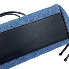 将图像加载到图库查看器中，CHANEL Small shopping bag Blue/BlackAS6288-B25091-UB371 Denim Leather
