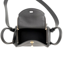 Load image into Gallery viewer, HERMES Lindy Black Taurillon Clemence Size Mini
